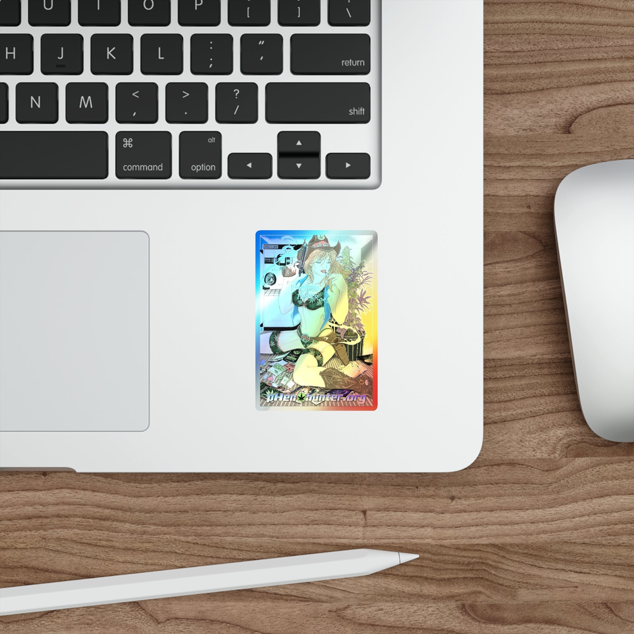 pH Art Holographic Die-cut Stickers "2022 Art Contest Winner"