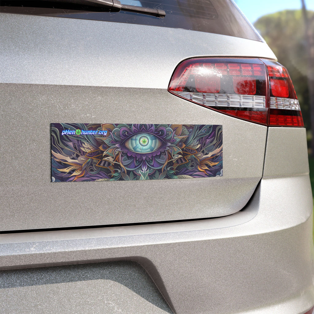 pH Mystic Third Eye Mandala Car Magnet