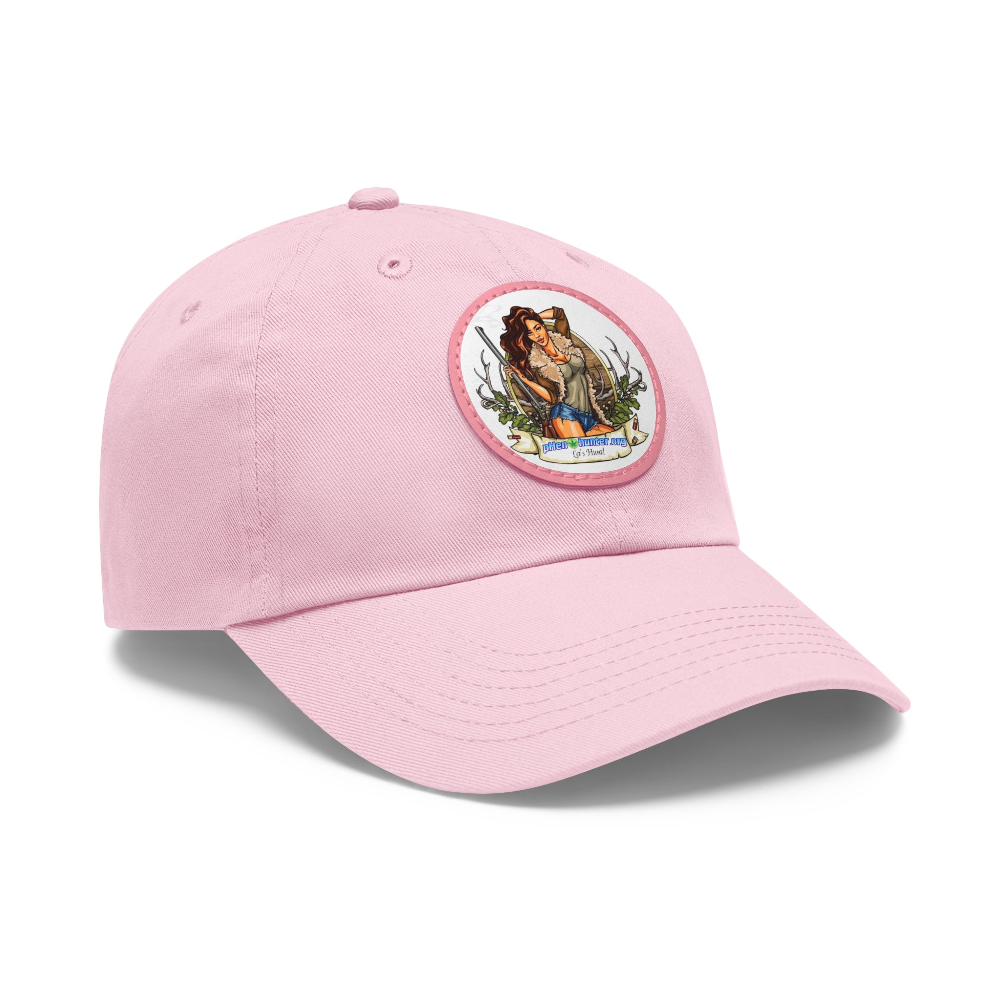 pH Let's Hunt hat with Leather Patch (Round)