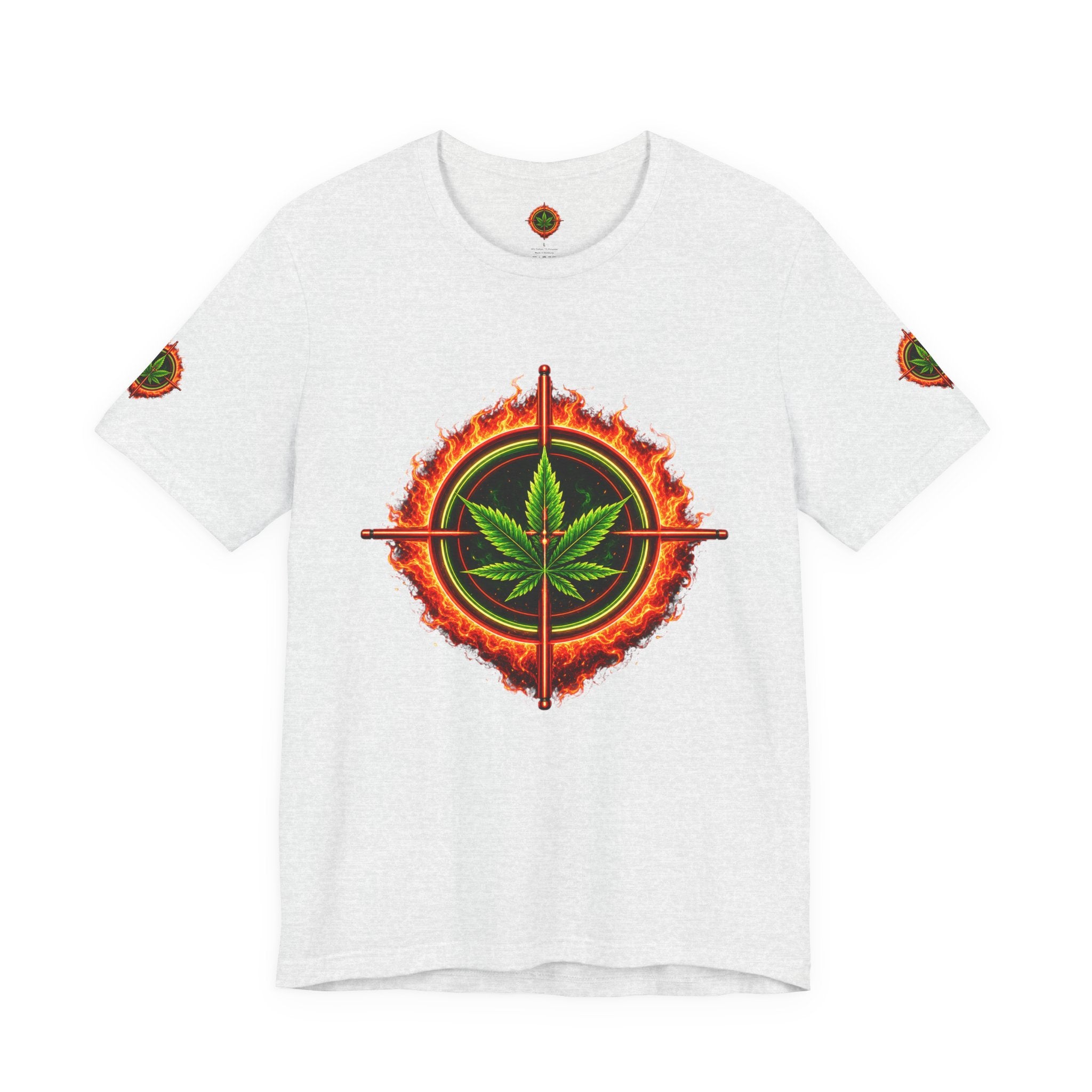 pH "Fire!"  Short Sleeve Tee - Sleeve Logo