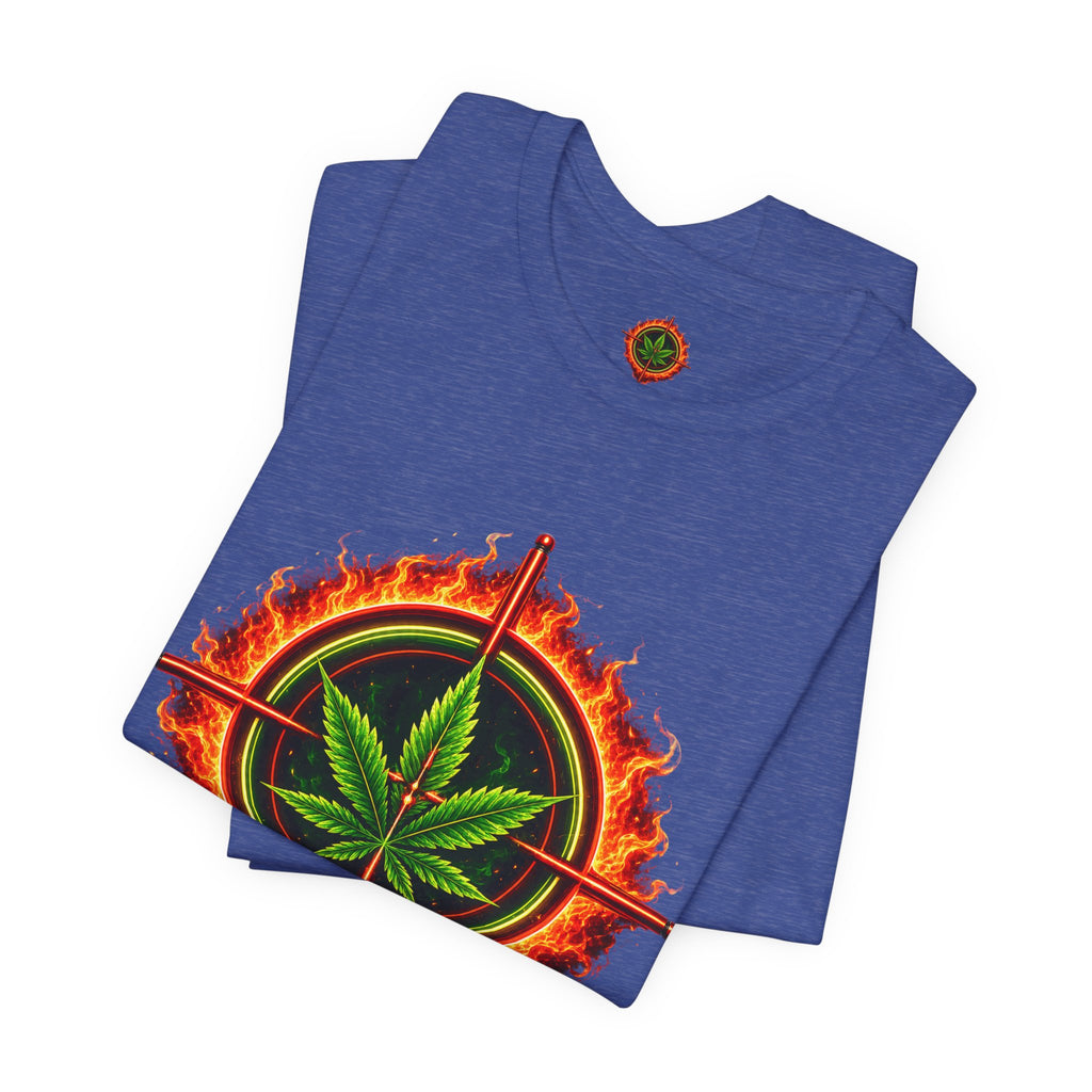 pH "Fire!"  Short Sleeve Tee - Sleeve Logo