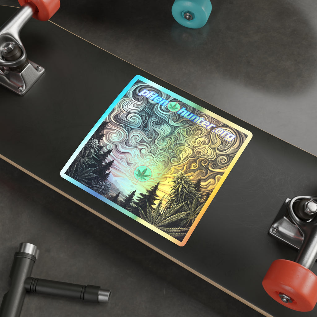 pH Die-Cut Sticker — Psychedelic Sunset