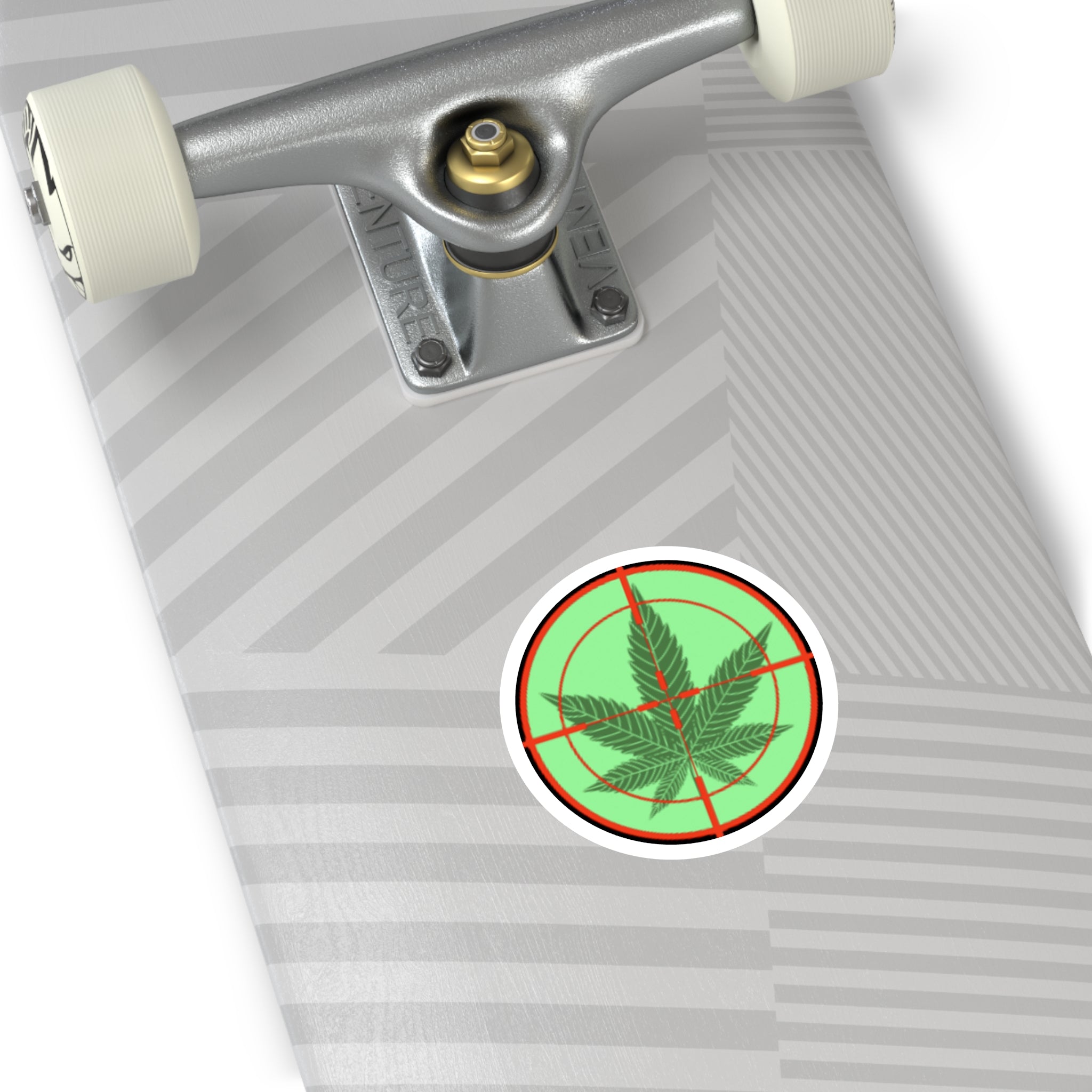 Round pH OG Crosshairs Sticker