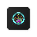 pHenohunter "2022 Art Contest Cross-hairs" Cork Back Coaster