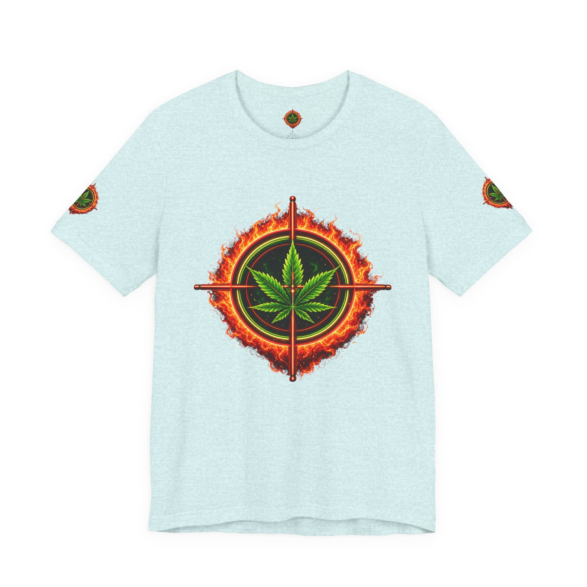 pH "Fire!"  Short Sleeve Tee - Sleeve Logo