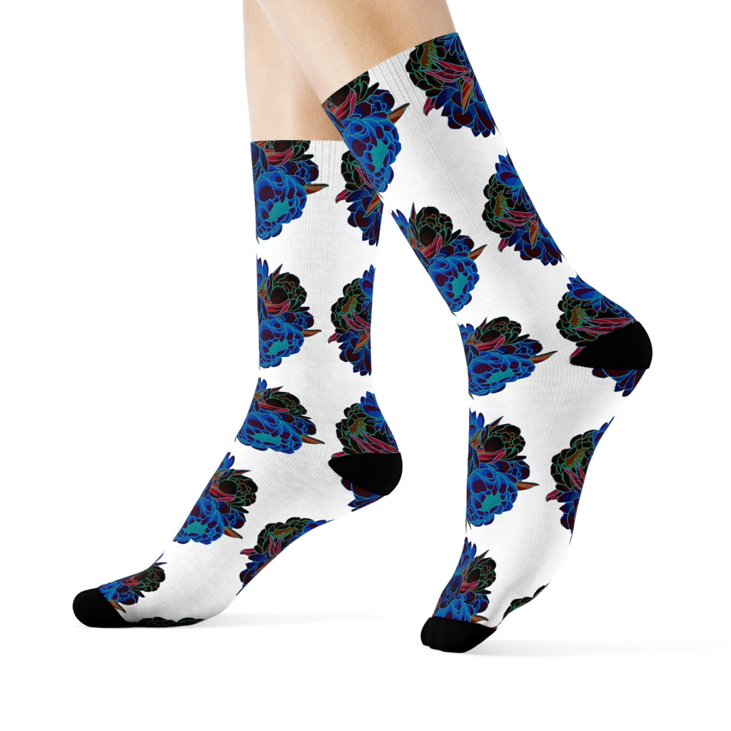 pH We Love Flowers Crew Socks