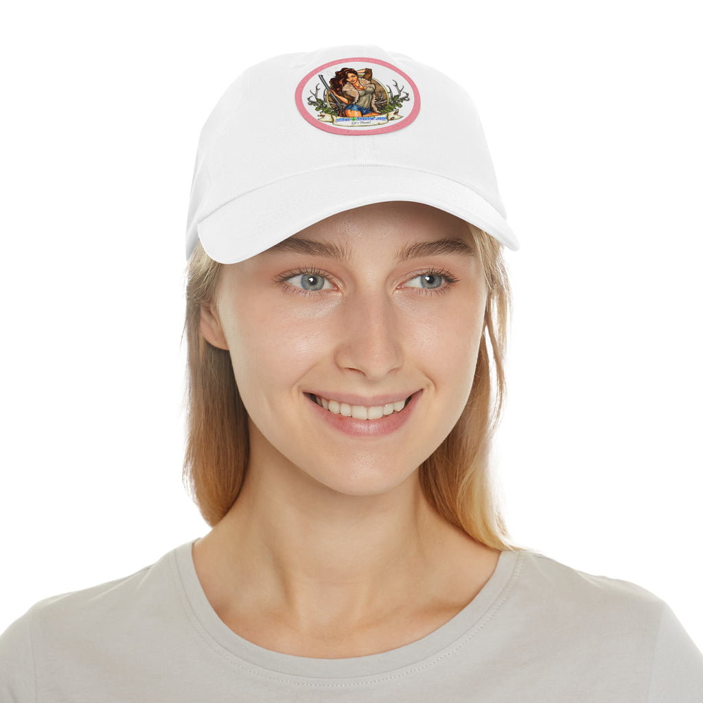 pH Let's Hunt hat with Leather Patch (Round)