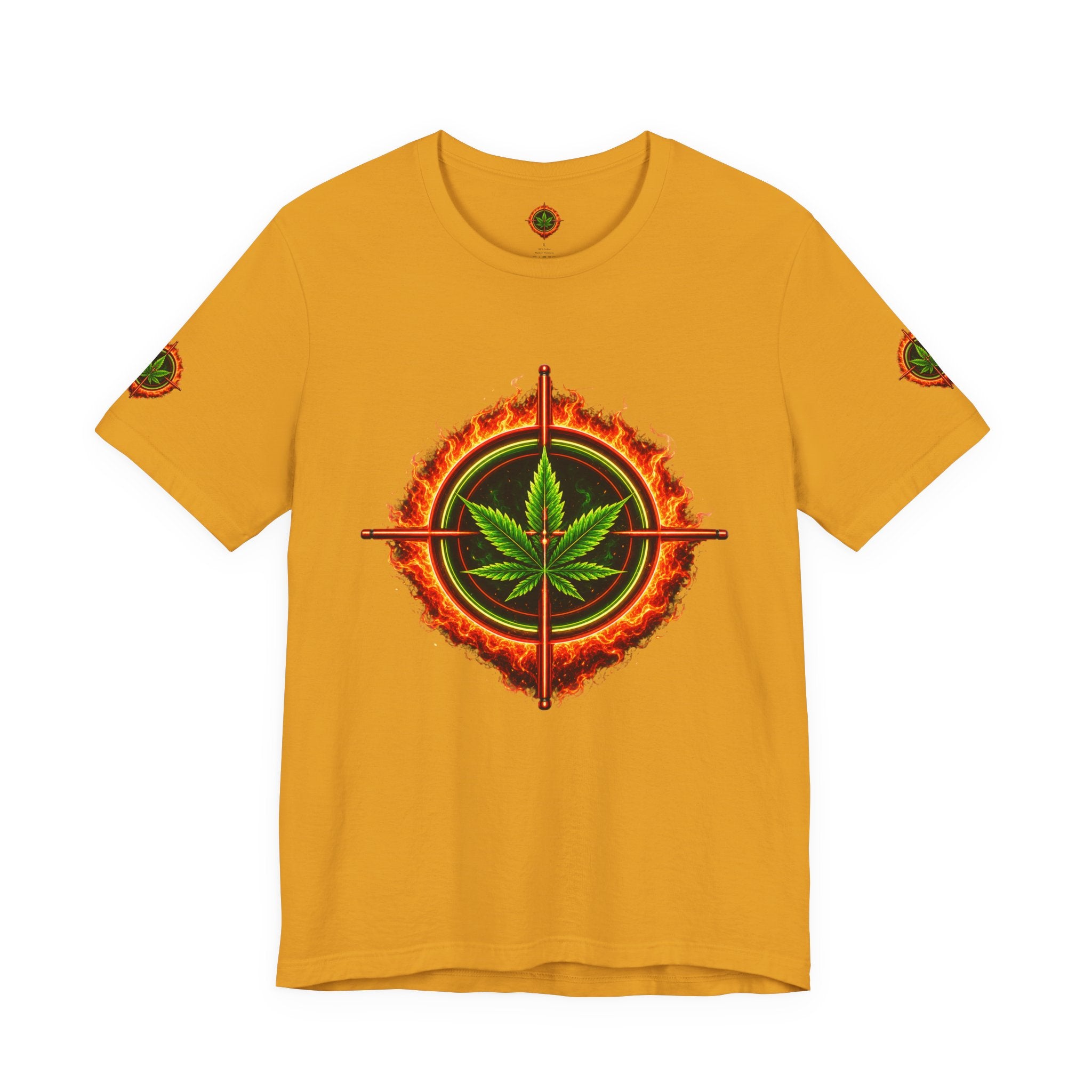 pH "Fire!"  Short Sleeve Tee - Sleeve Logo