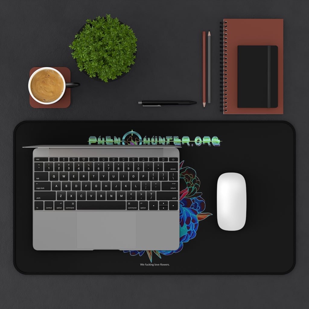 pH Desk Mat "We LOVE Flowers"