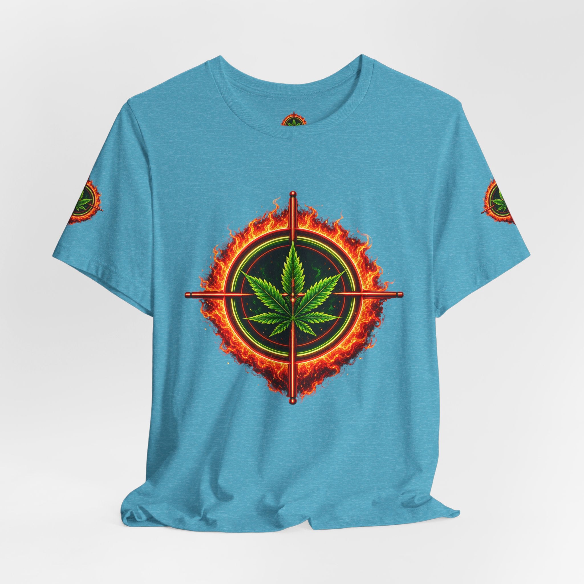 pH "Fire!"  Short Sleeve Tee - Sleeve Logo