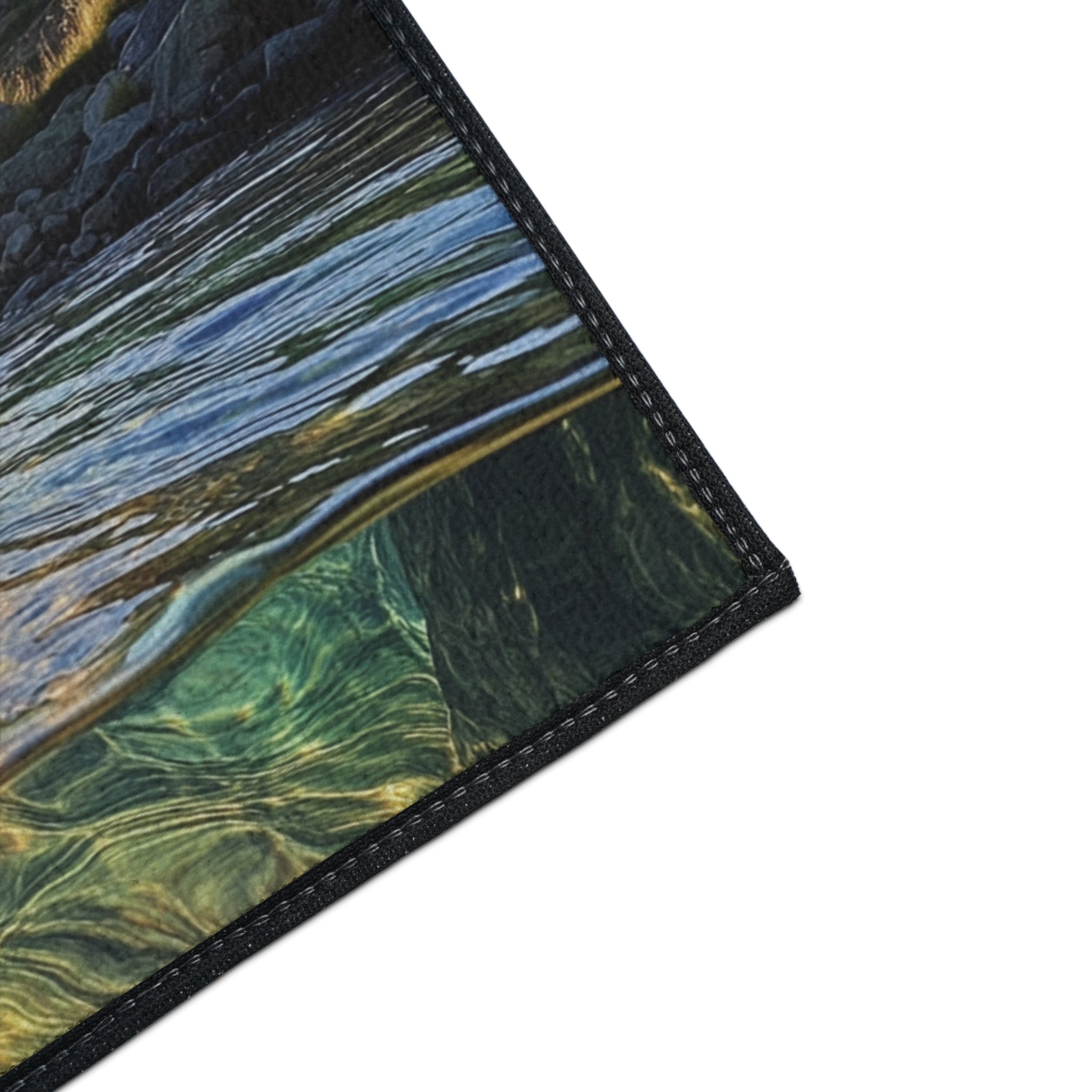 ph Scenic River Sunset - Duty Floor Mat