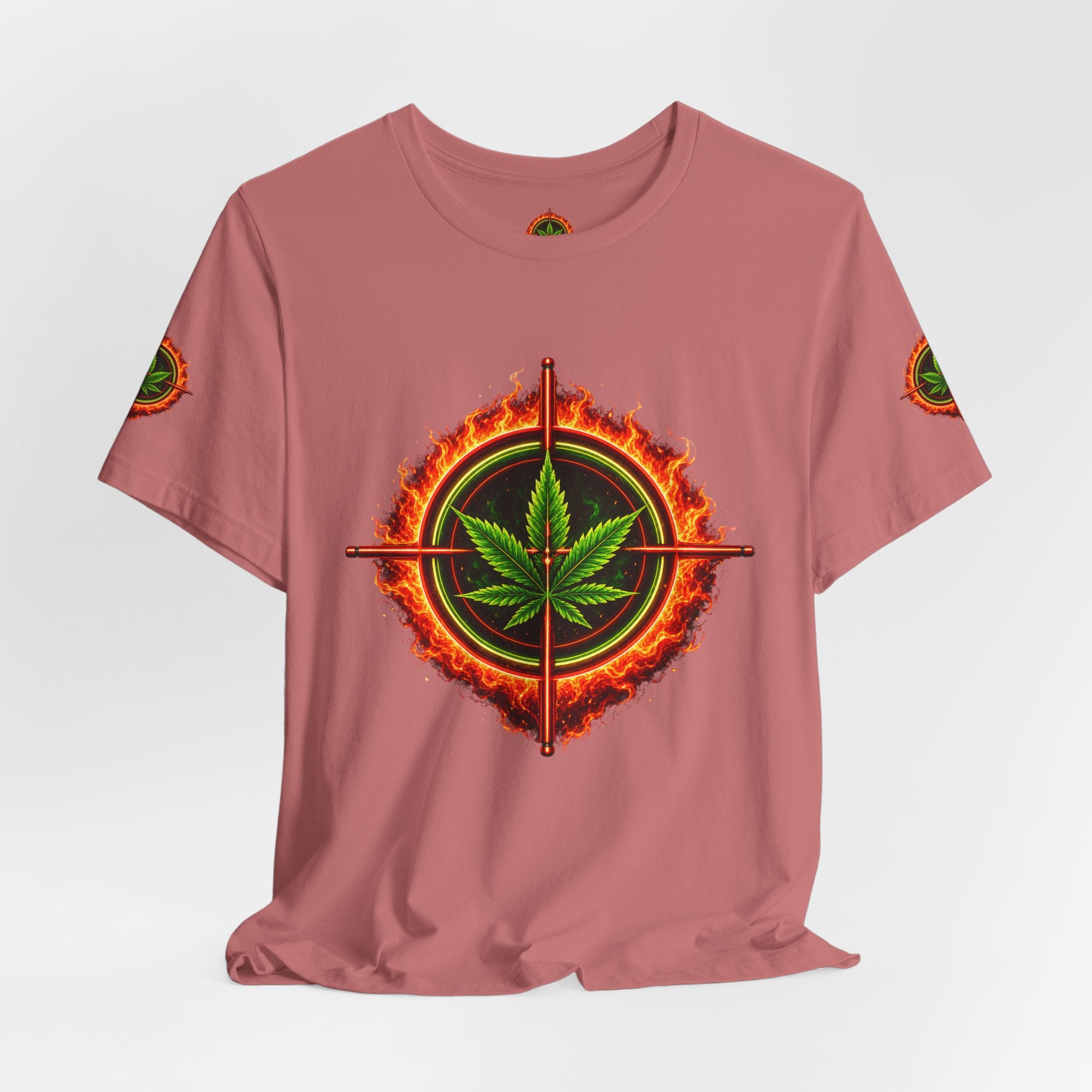 pH "Fire!"  Short Sleeve Tee - Sleeve Logo