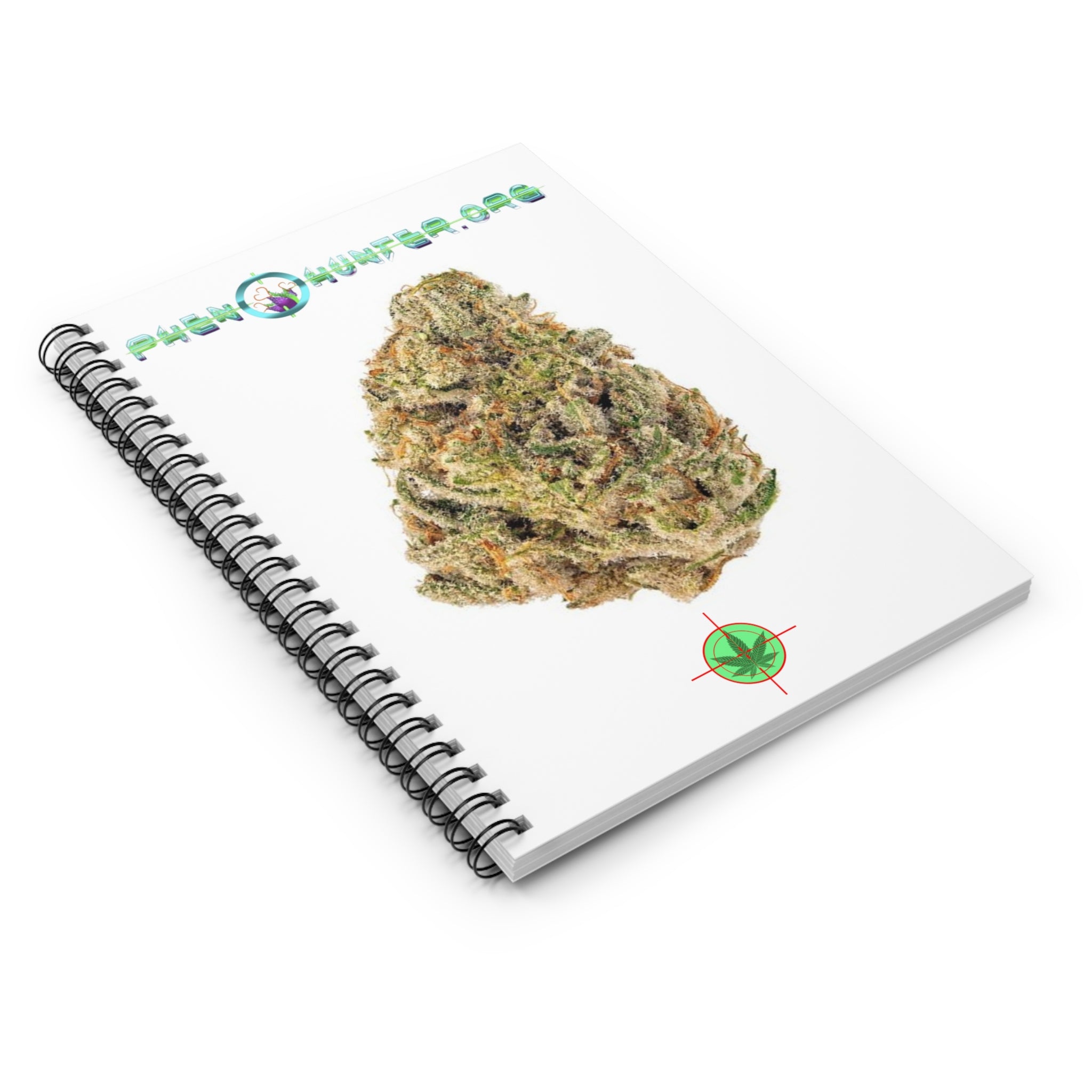 pHenohunter Nugget Spiral Notebook White - Ruled Line