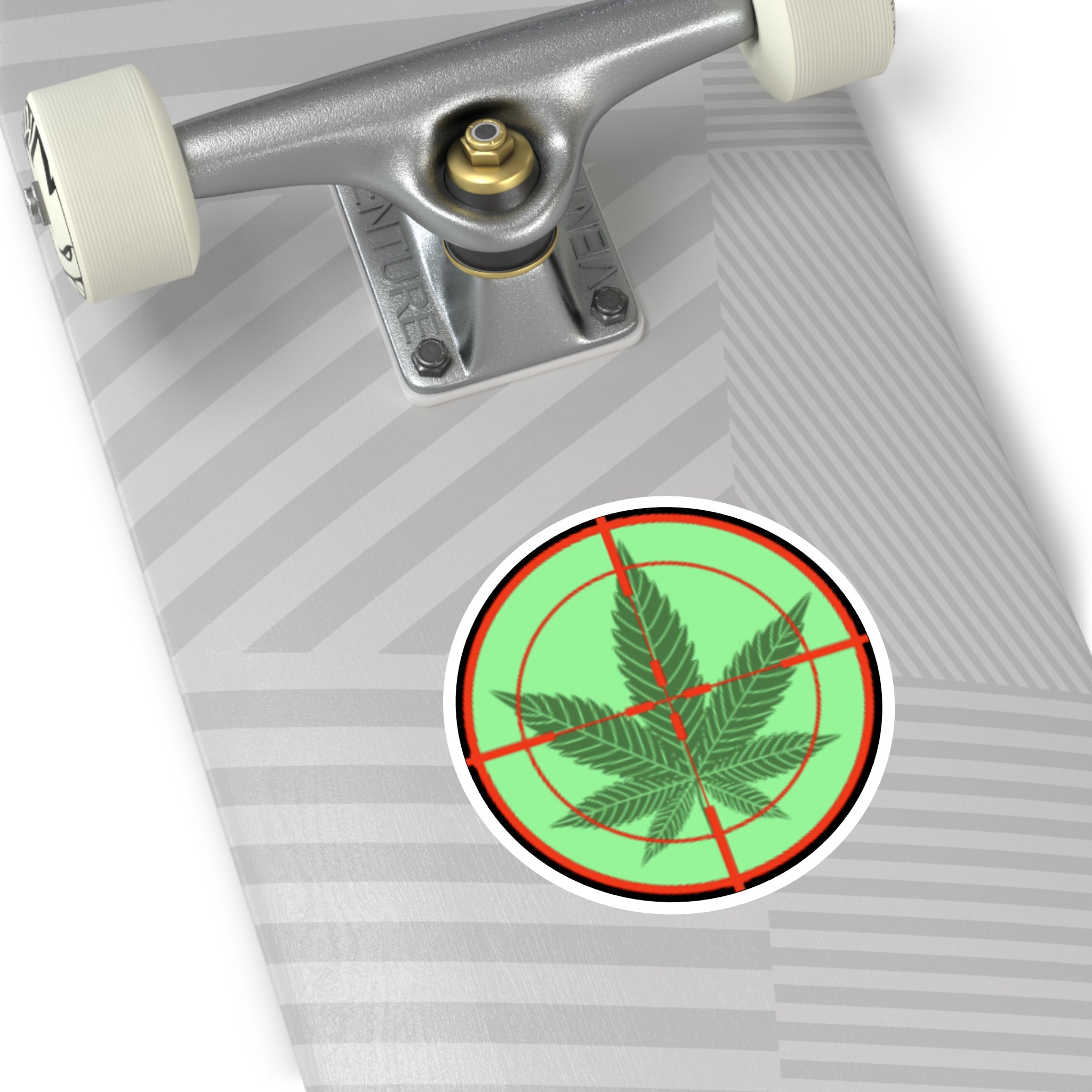 Round pH OG Crosshairs Sticker