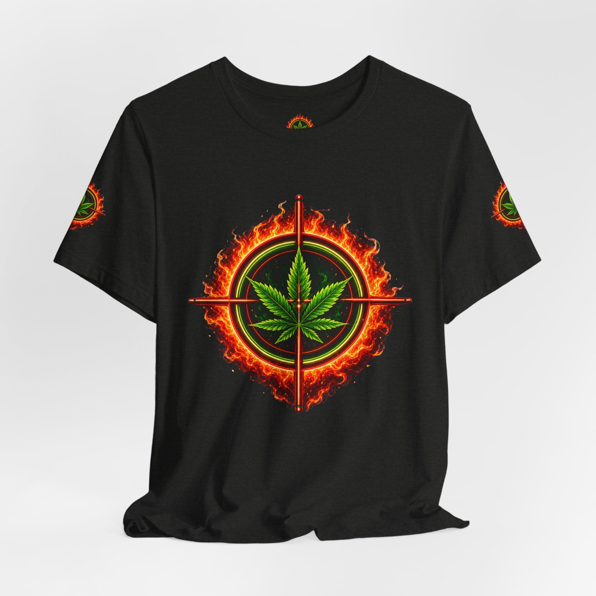 pH "Fire!"  Short Sleeve Tee - Sleeve Logo