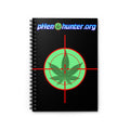 pHenohunter "CrossHairs" Spiral Notebook White - Ruled Line