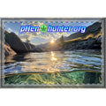 pH Scenic River Sunset Large Serving Tray