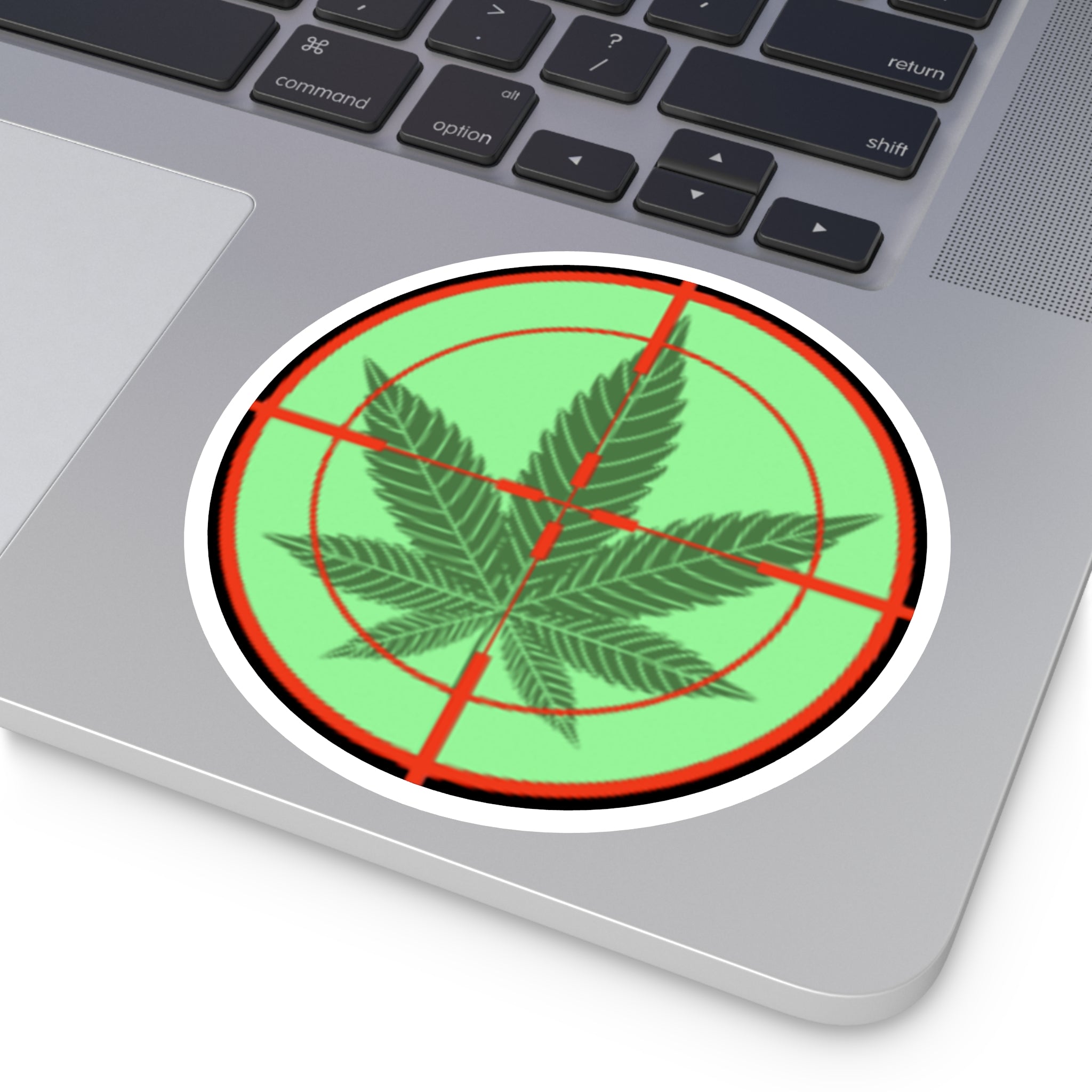 Round pH OG Crosshairs Sticker