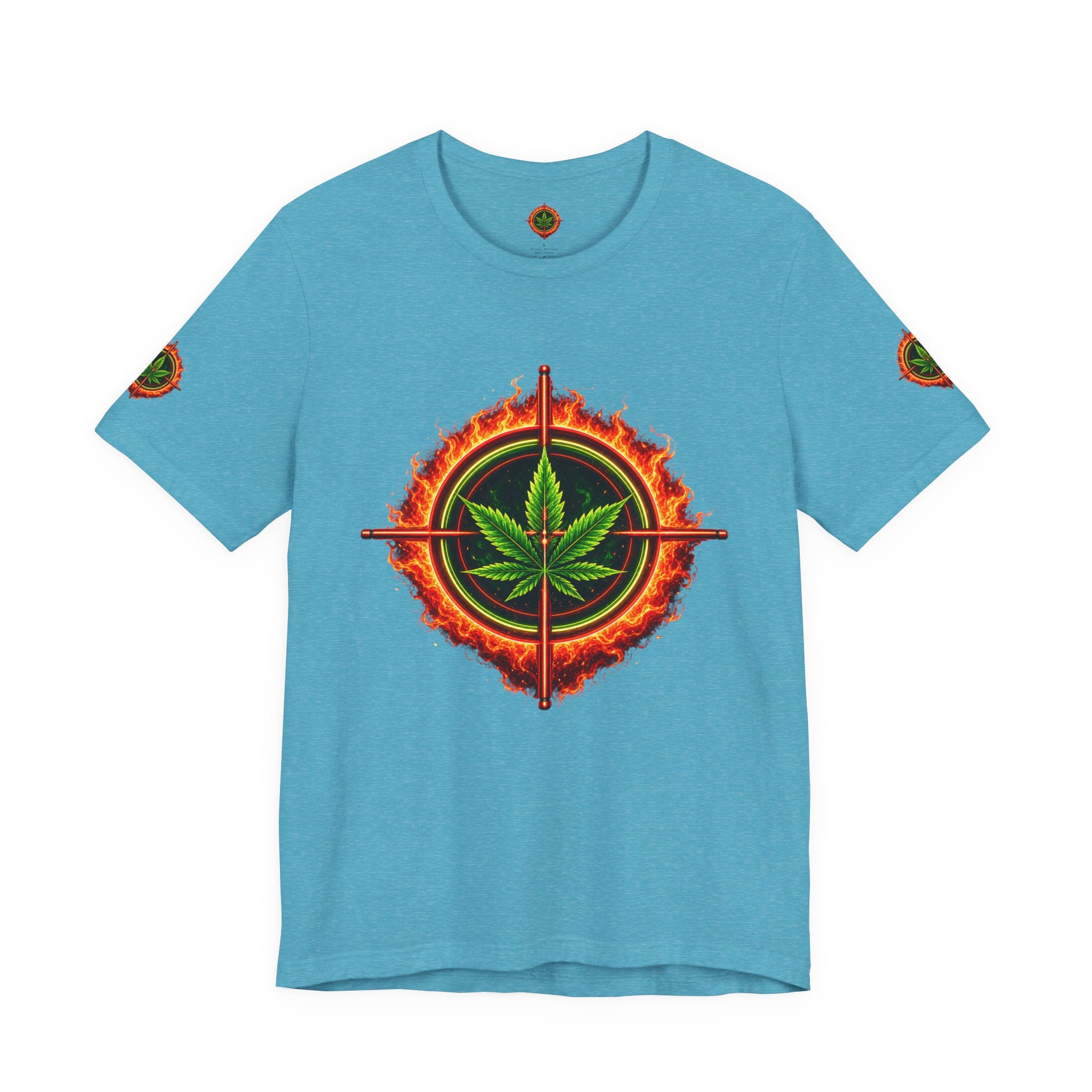 pH "Fire!"  Short Sleeve Tee - Sleeve Logo