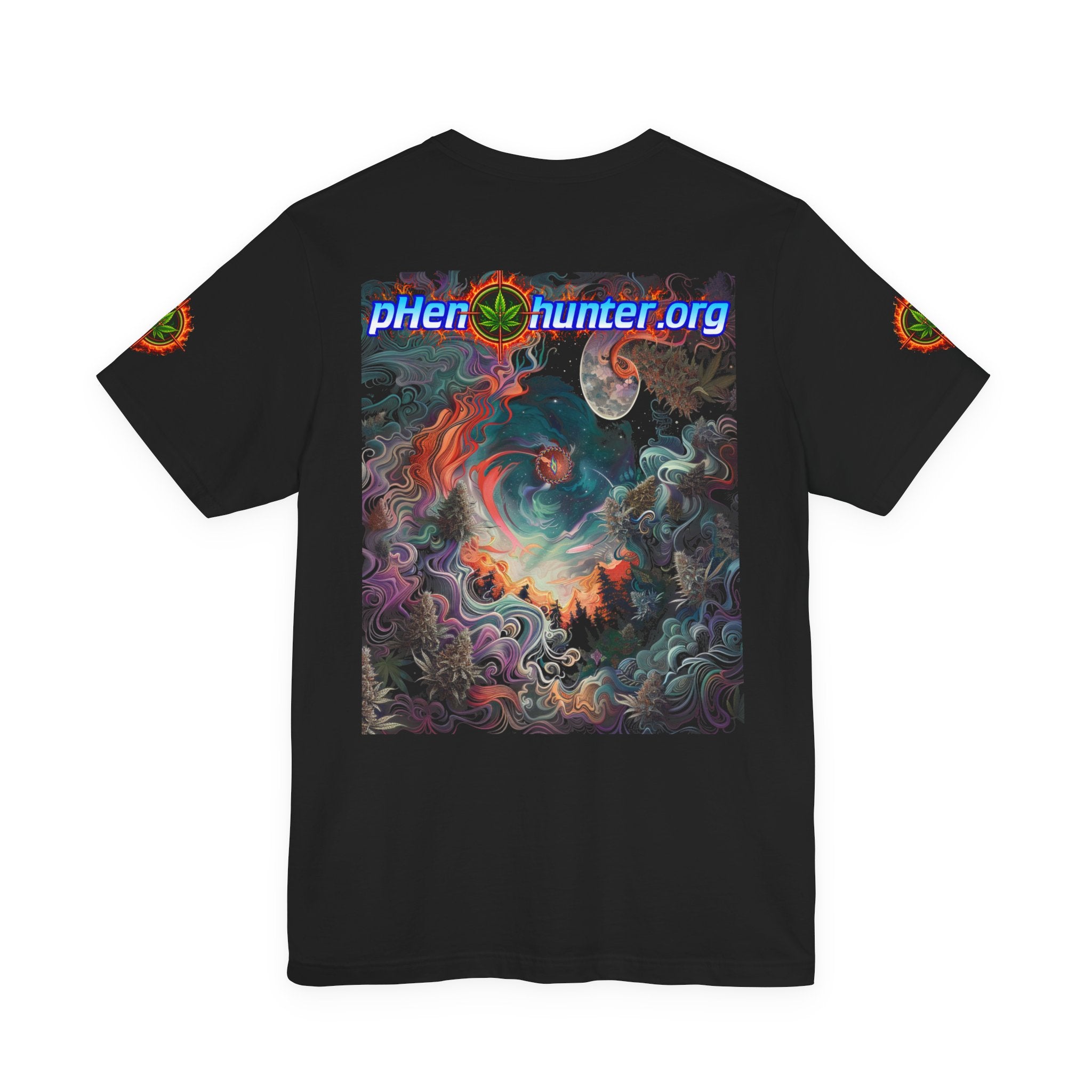 pH "Fire!"  Short Sleeve Tee - Sleeve Logo