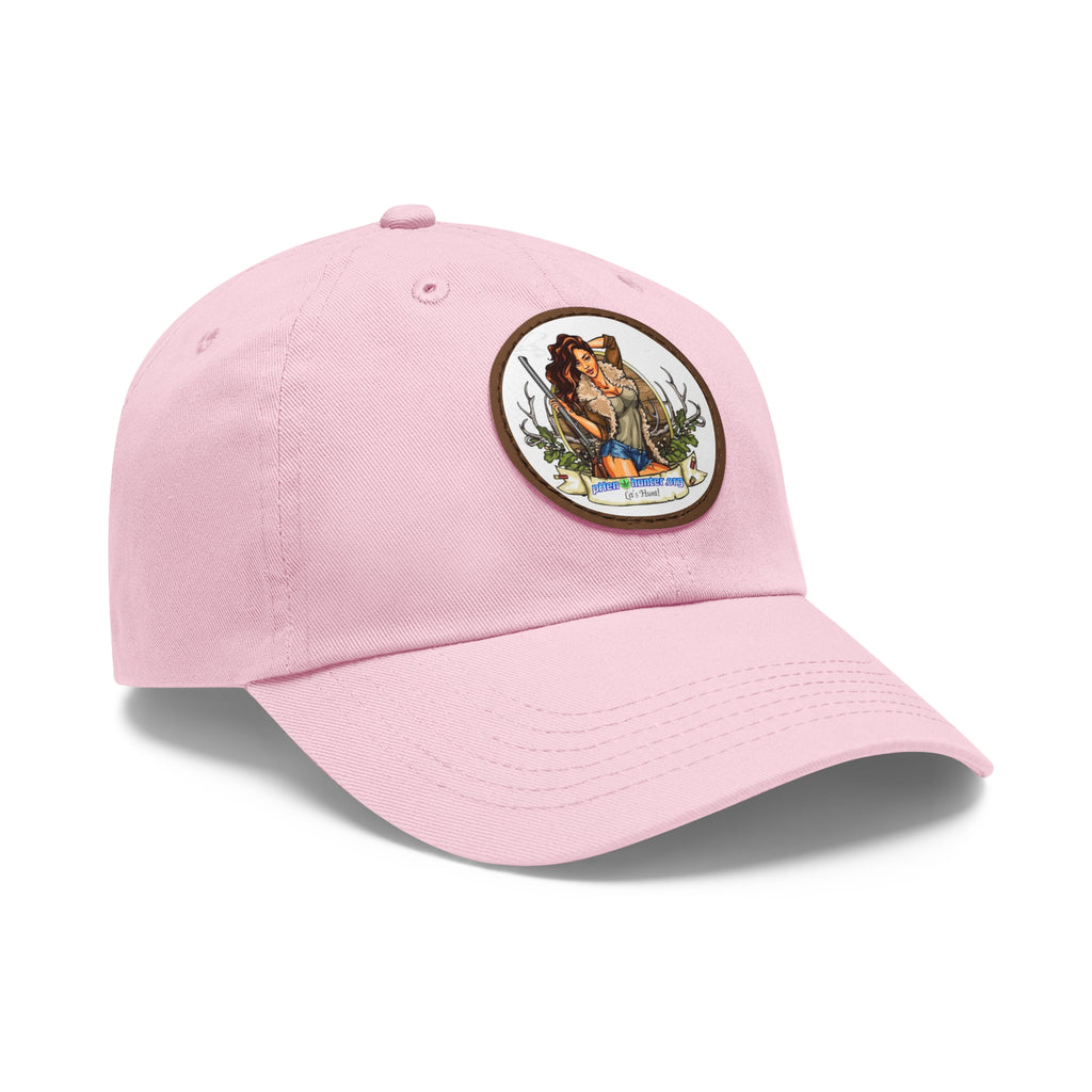 pH Let's Hunt hat with Leather Patch (Round)