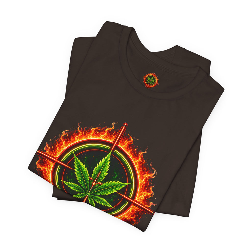 pH "Fire!"  Short Sleeve Tee - Sleeve Logo