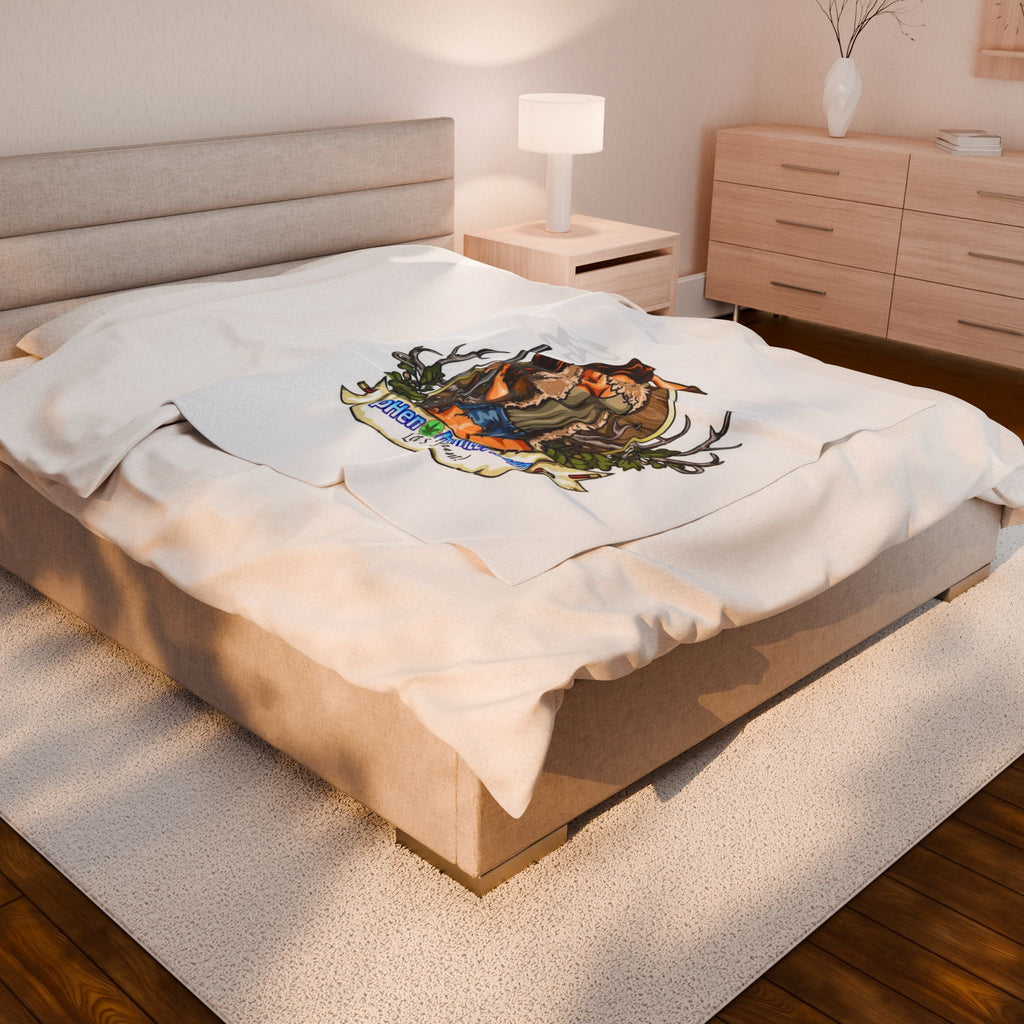 pH Let's Hunt! Plush Blanket White