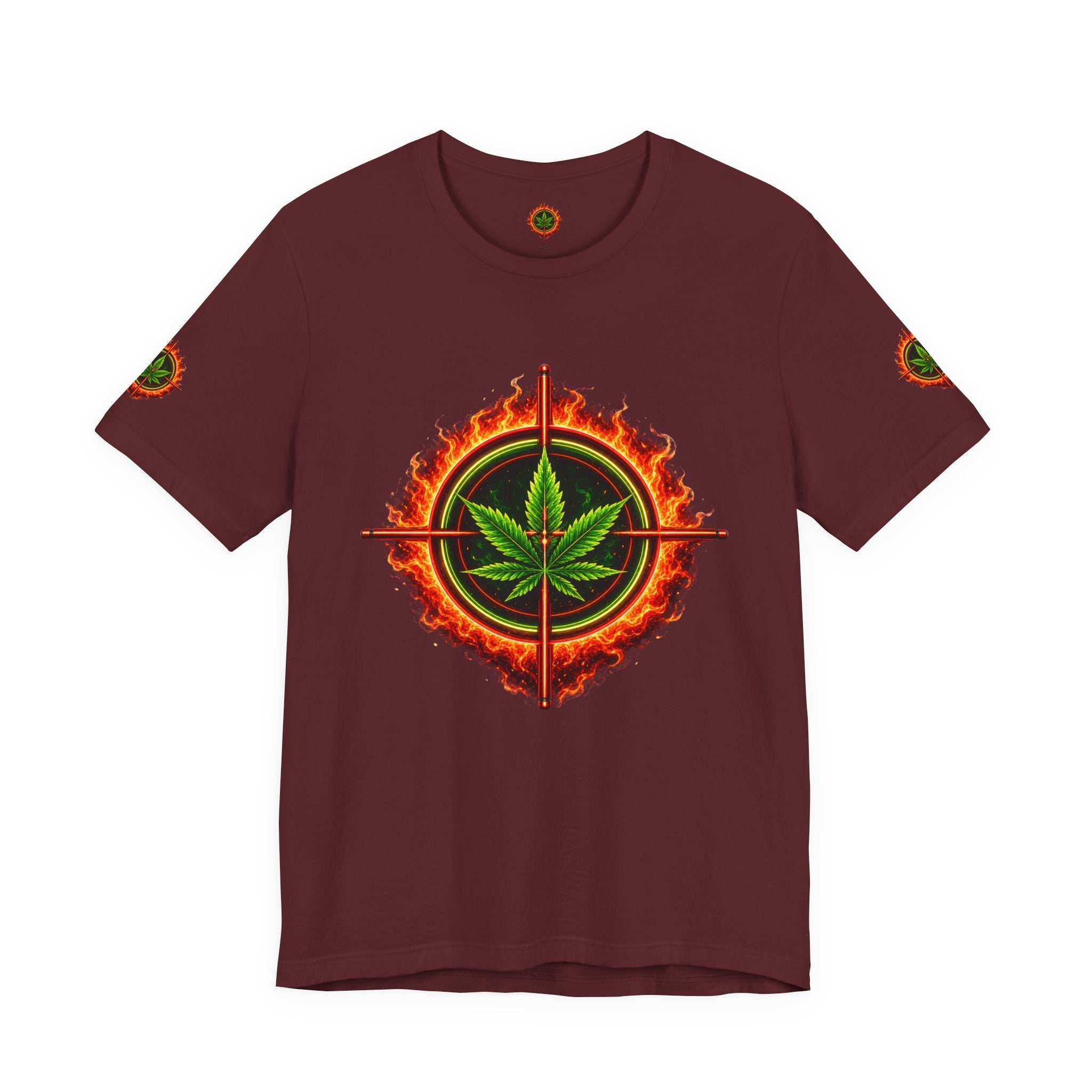 pH "Fire!"  Short Sleeve Tee - Sleeve Logo