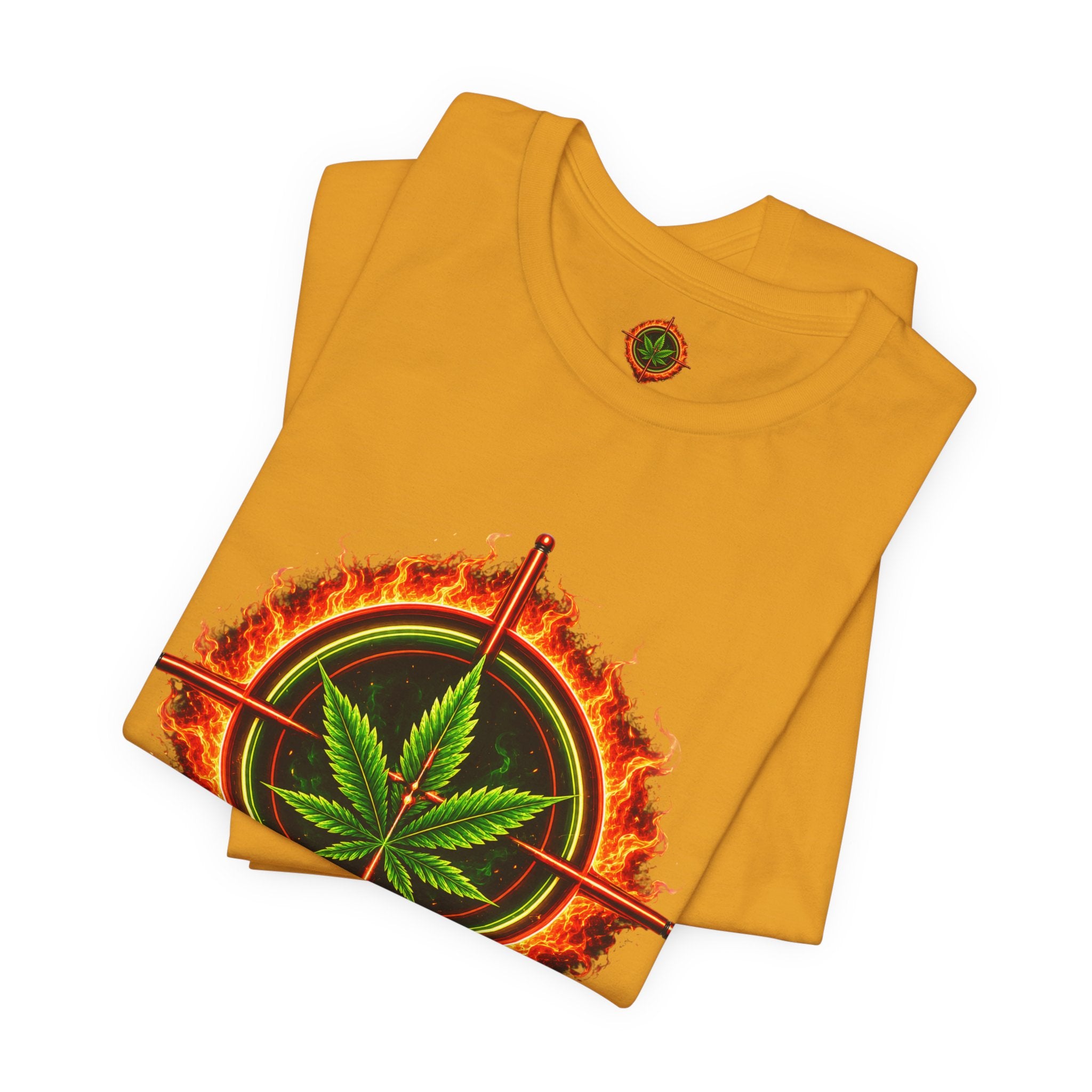 pH "Fire!"  Short Sleeve Tee - Sleeve Logo