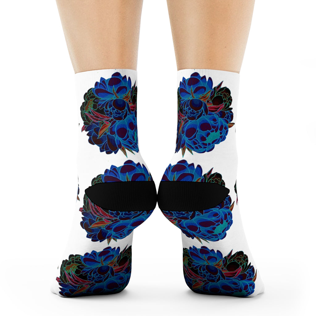 pH We Love Flowers Crew Socks