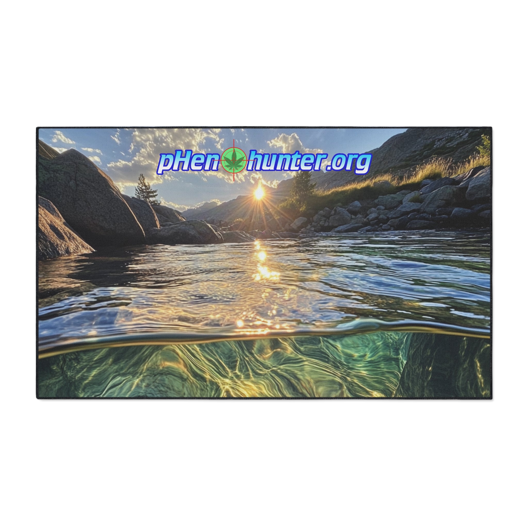 ph Scenic River Sunset - Duty Floor Mat