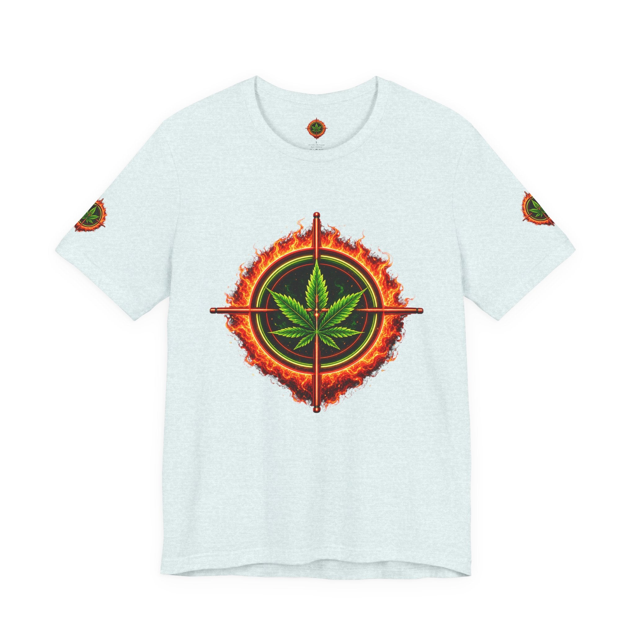 pH "Fire!"  Short Sleeve Tee - Sleeve Logo