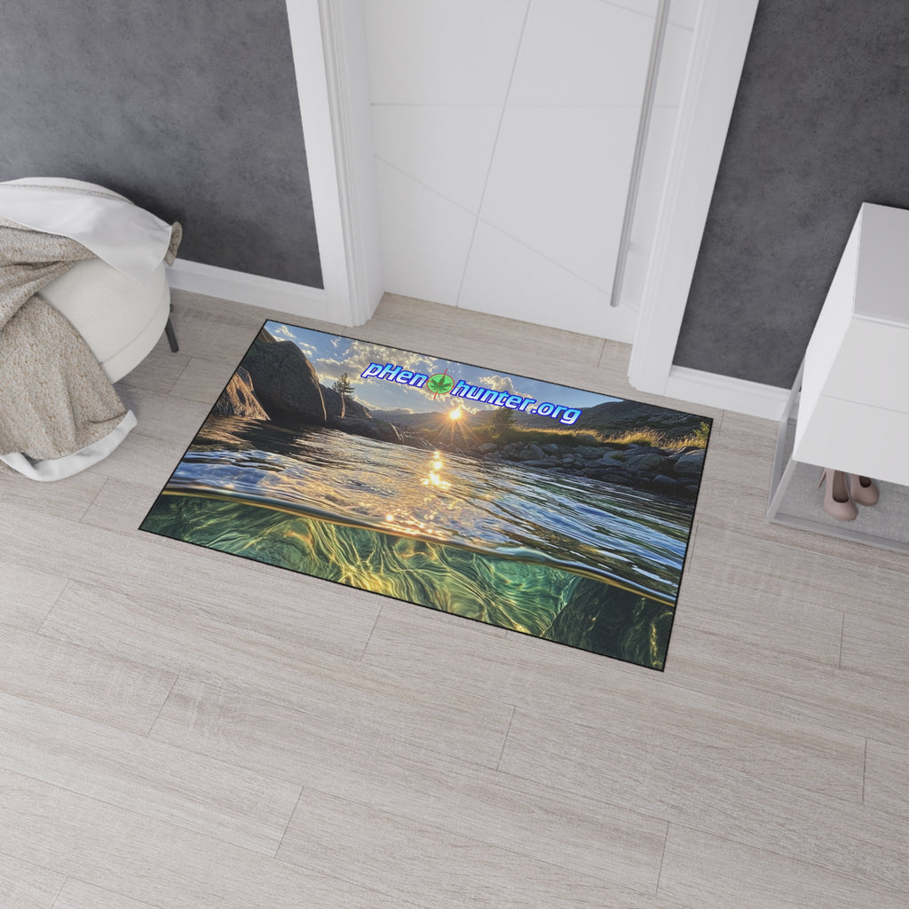 ph Scenic River Sunset - Duty Floor Mat