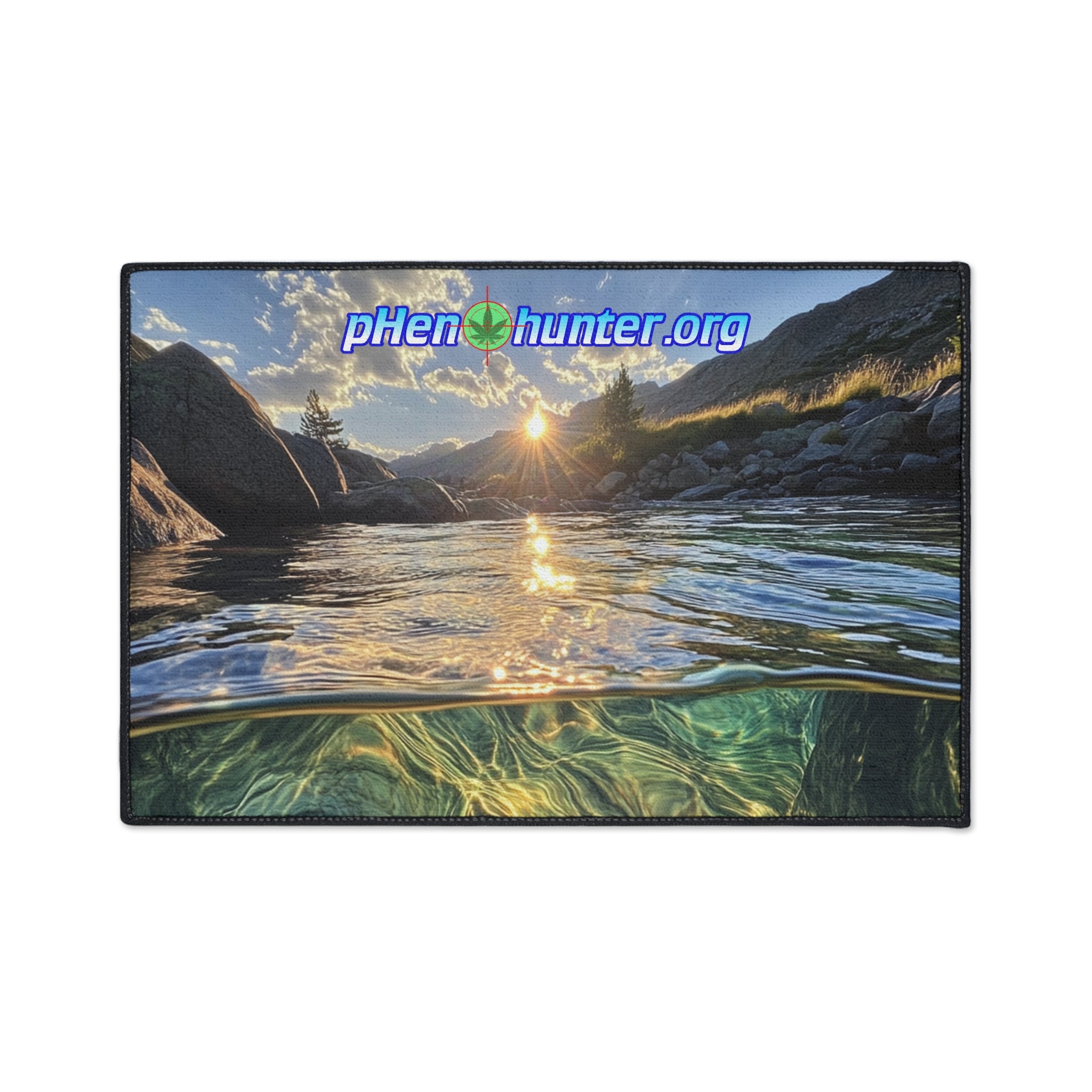ph Scenic River Sunset - Duty Floor Mat