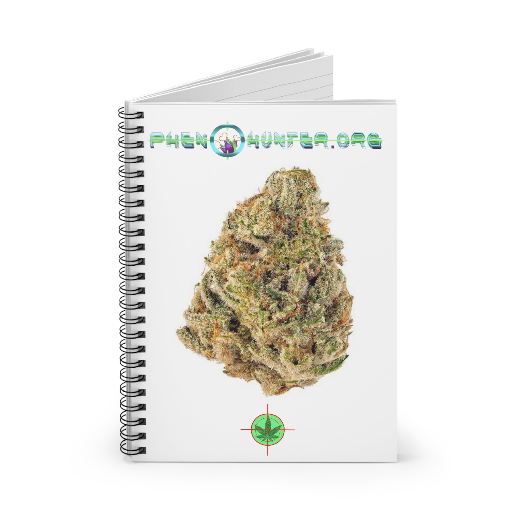 pHenohunter Nugget Spiral Notebook White - Ruled Line