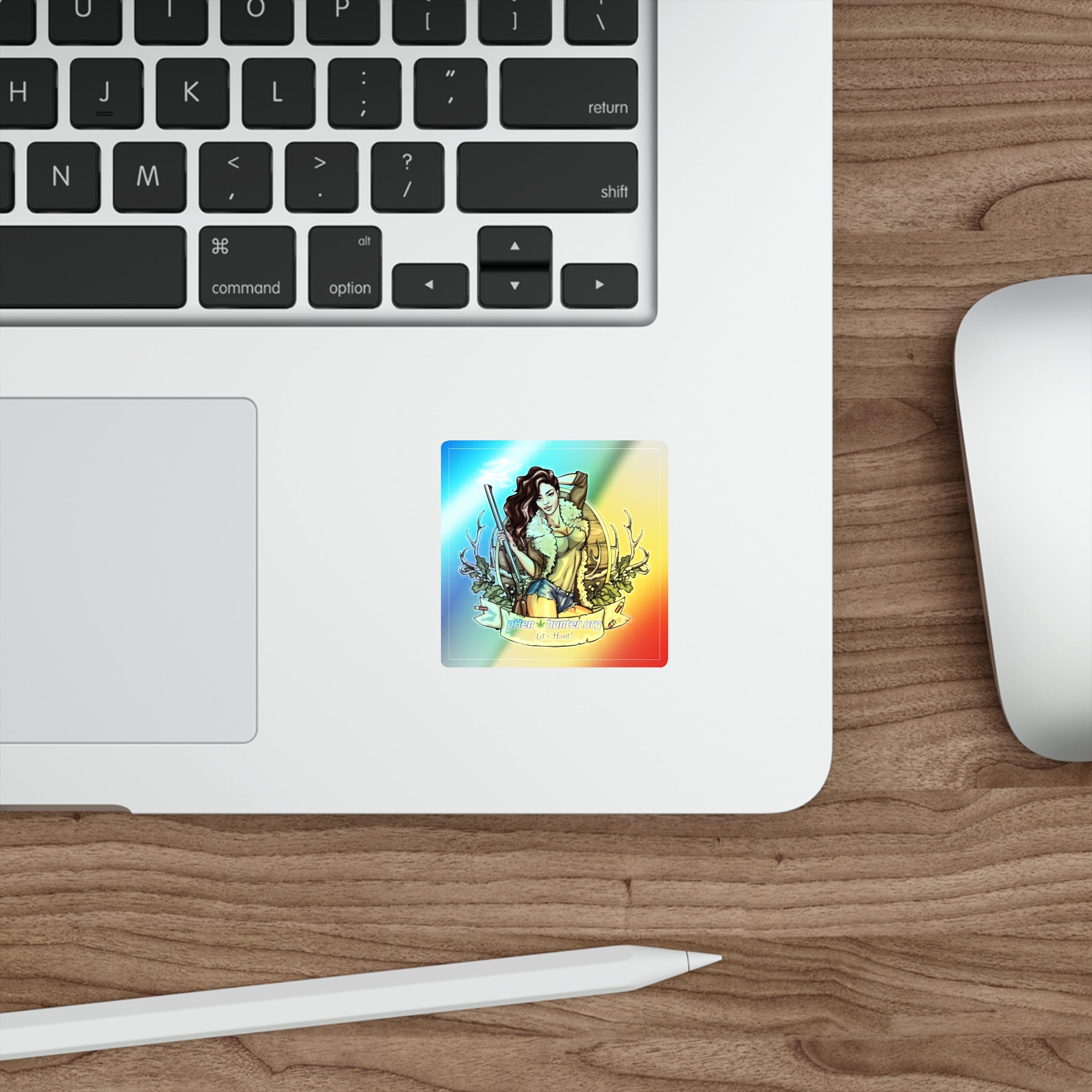 "Let's Hunt" pH Art Holographic Die-cut Stickers