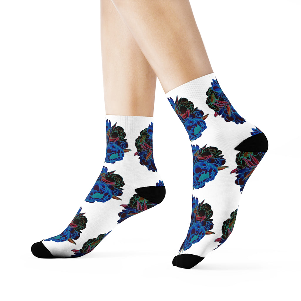 pH We Love Flowers Crew Socks