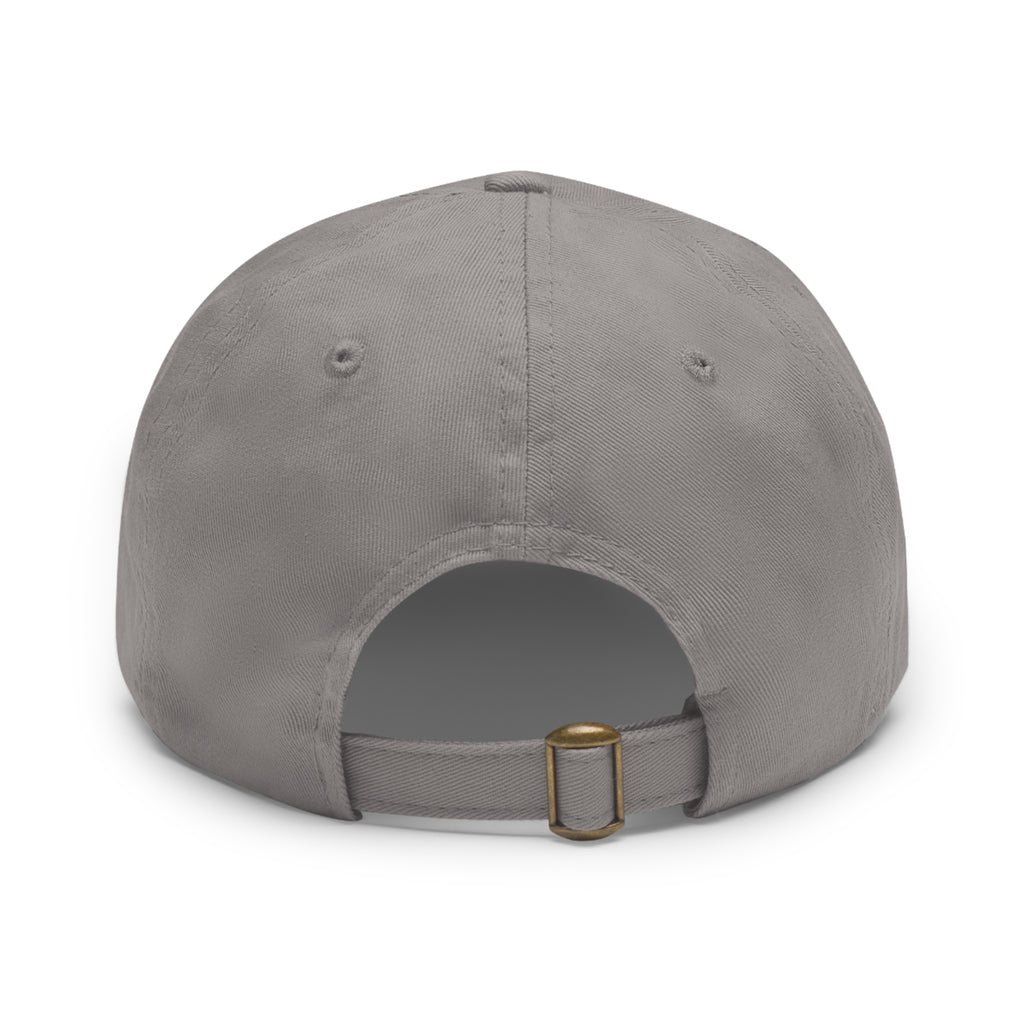 pH cross-hair hat with Leather Patch (Round)