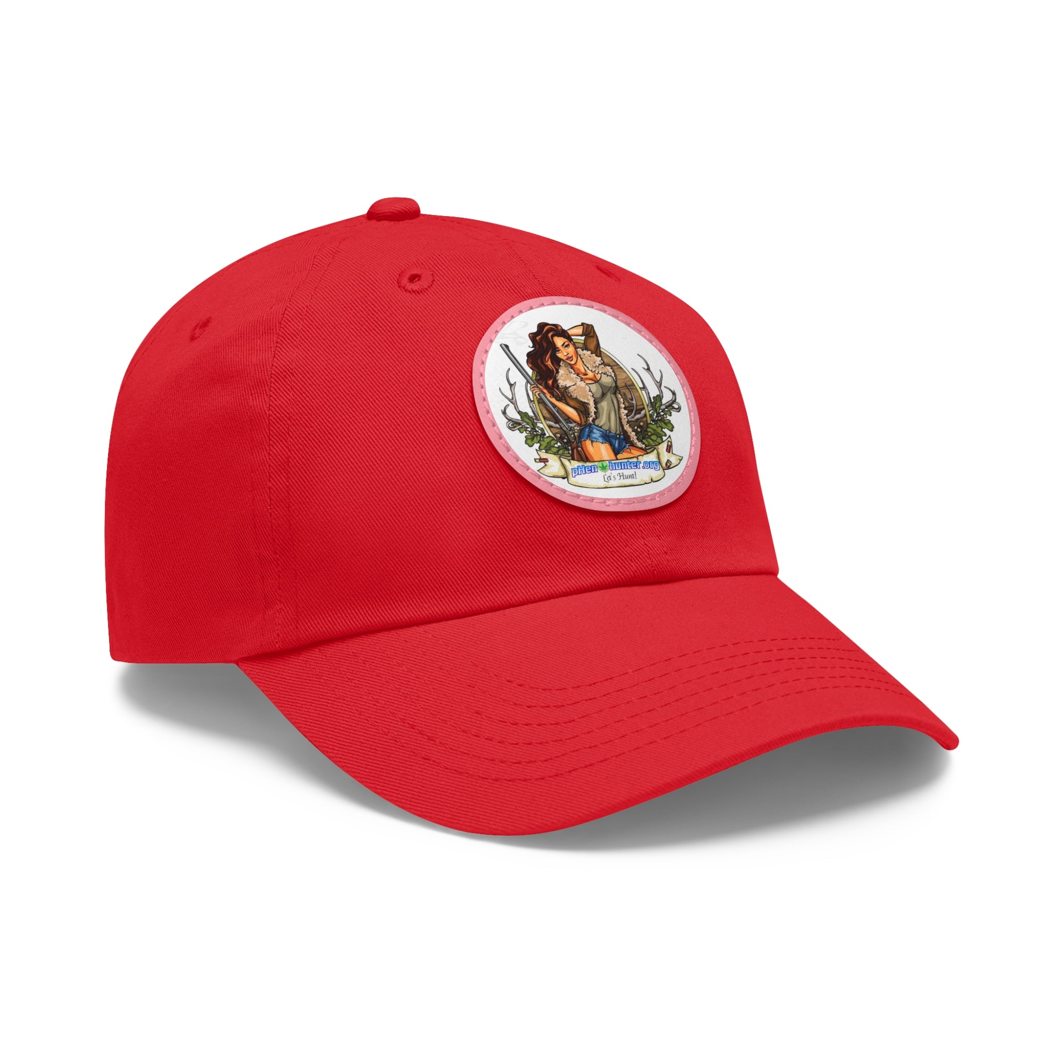 pH Let's Hunt hat with Leather Patch (Round)