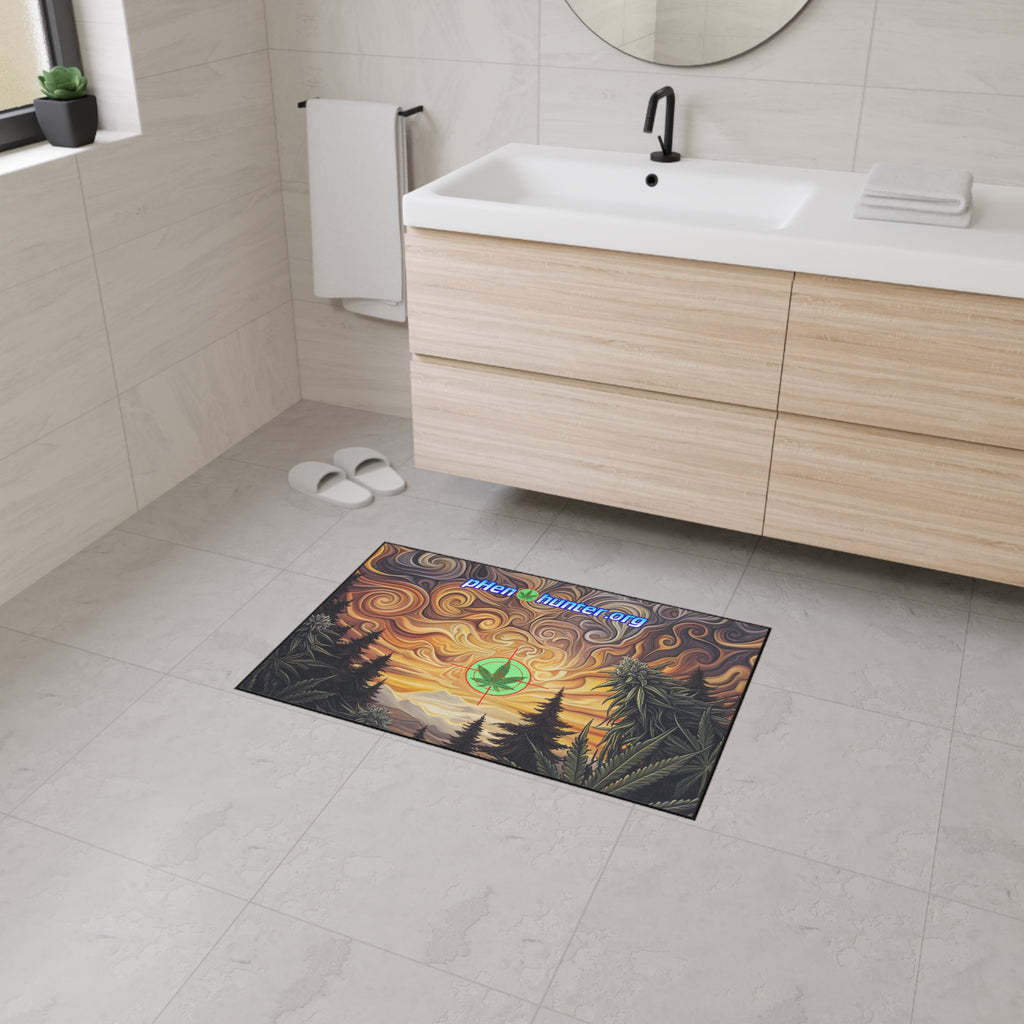 pH Psychedelic Sunset Heavy-Duty Floor Mat
