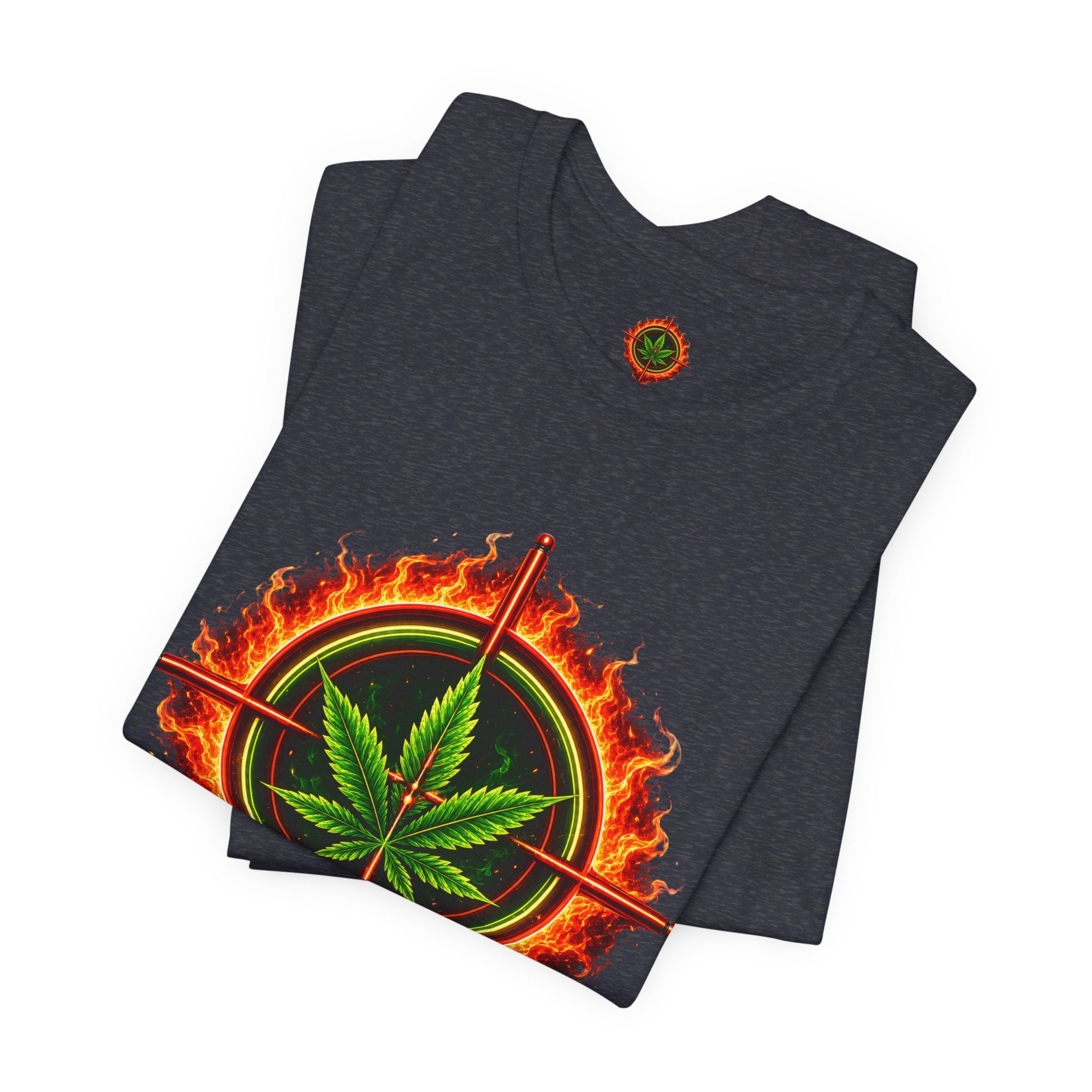 pH "Fire!"  Short Sleeve Tee - Sleeve Logo