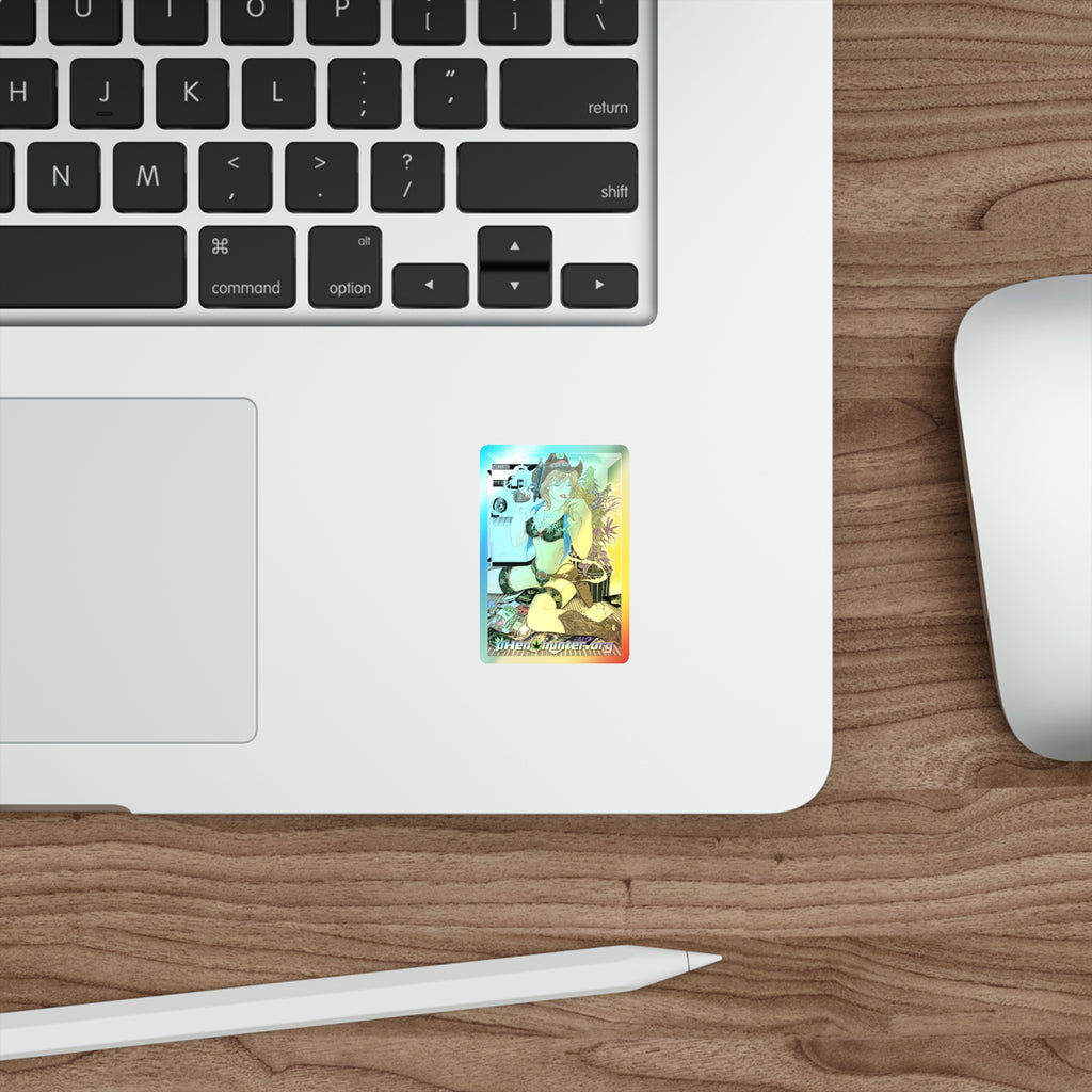 pH Art Holographic Die-cut Stickers "2022 Art Contest Winner"