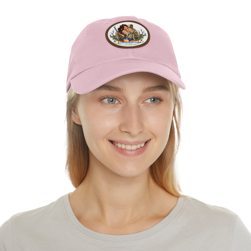 pH Let's Hunt hat with Leather Patch (Round)