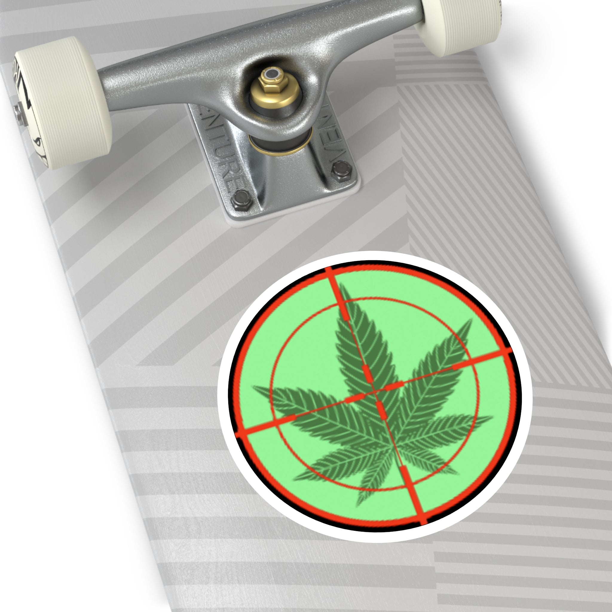 Round pH OG Crosshairs Sticker