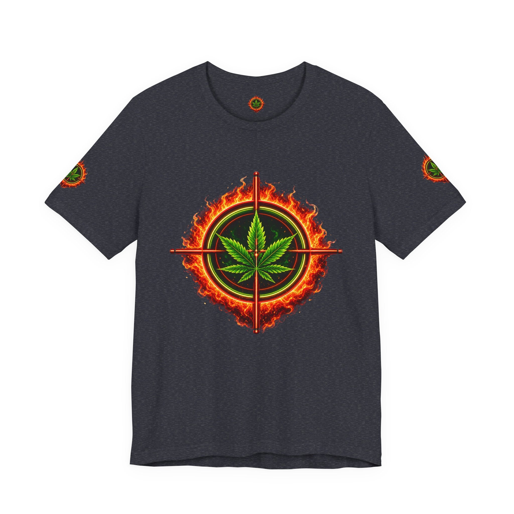 pH "Fire!"  Short Sleeve Tee - Sleeve Logo
