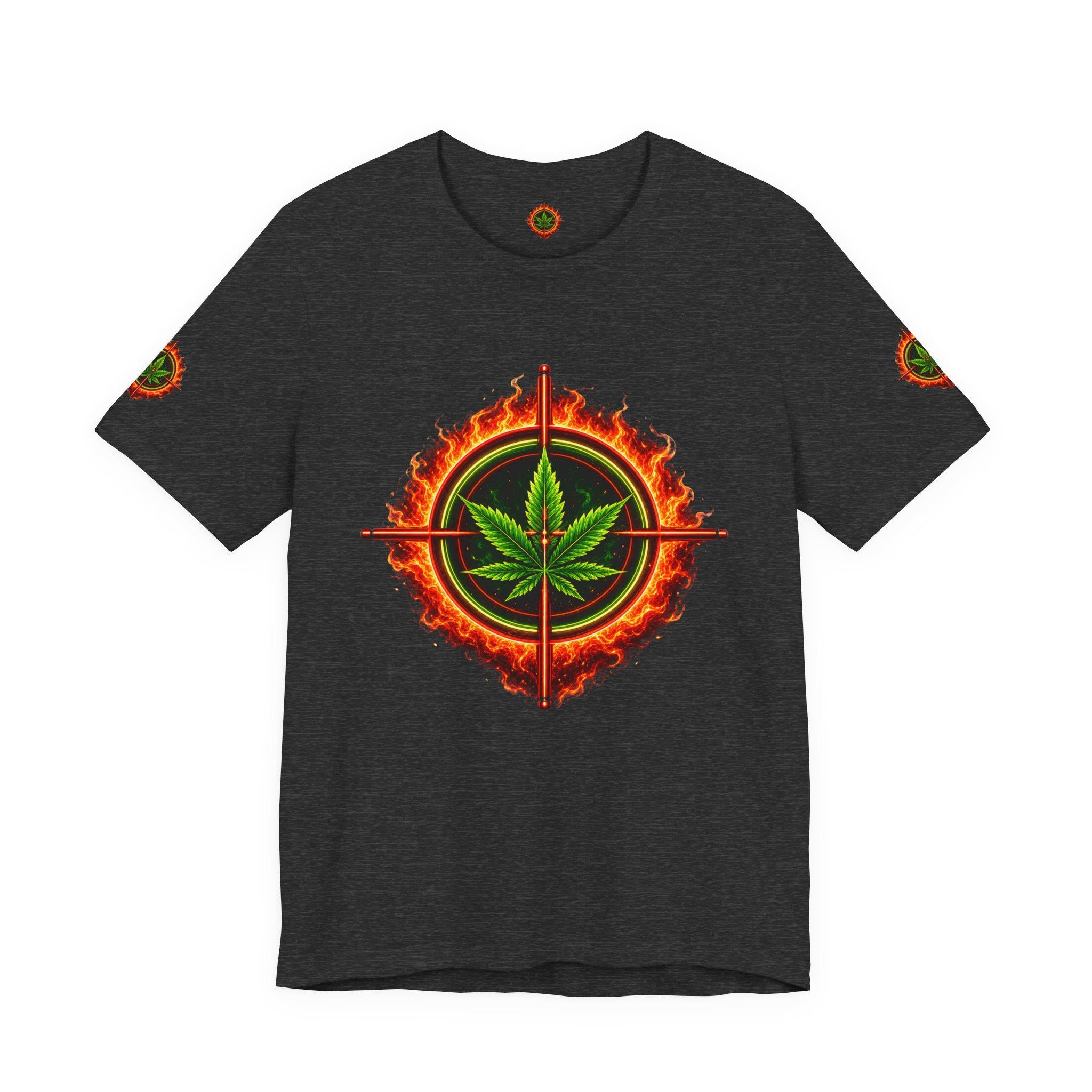 pH "Fire!"  Short Sleeve Tee - Sleeve Logo